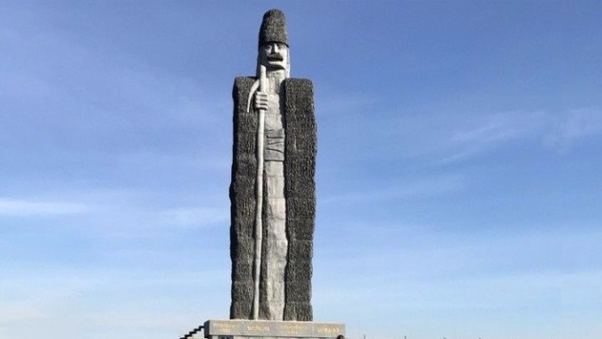 Самая высокая в мире статуя пастуха установена в Одесской области