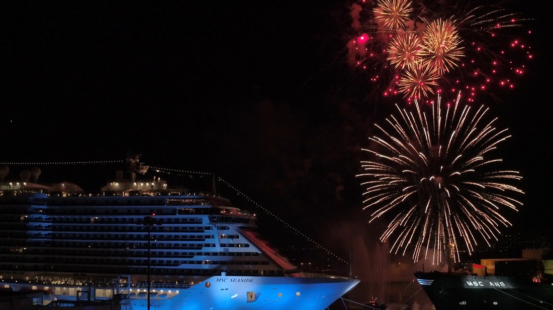 В Майами прошла церемония инаугурации лайнера MSC Cruises MSC Seaside