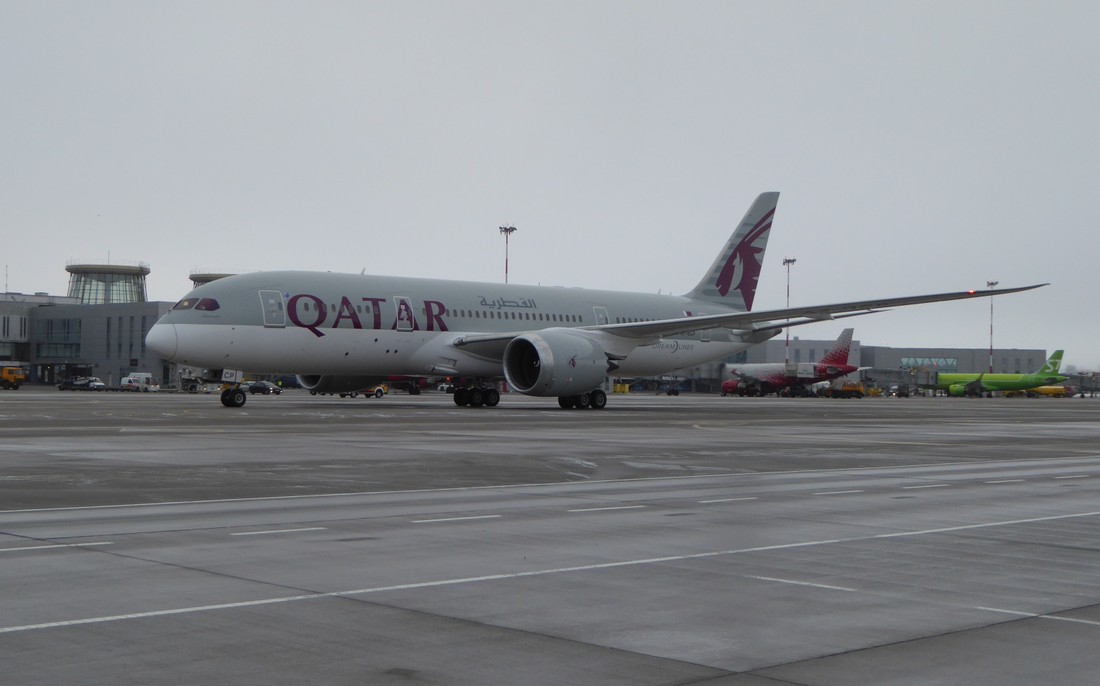 Qatar Airways запустила прямой рейс между столицей Катара и Санкт-Петербургом