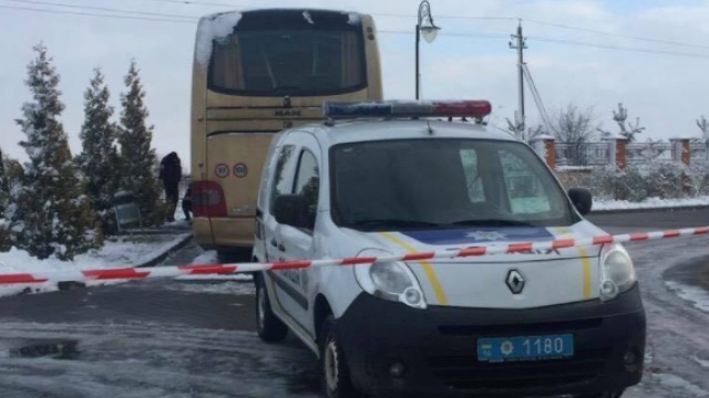 Во Львове подорвали автобус польских туристов